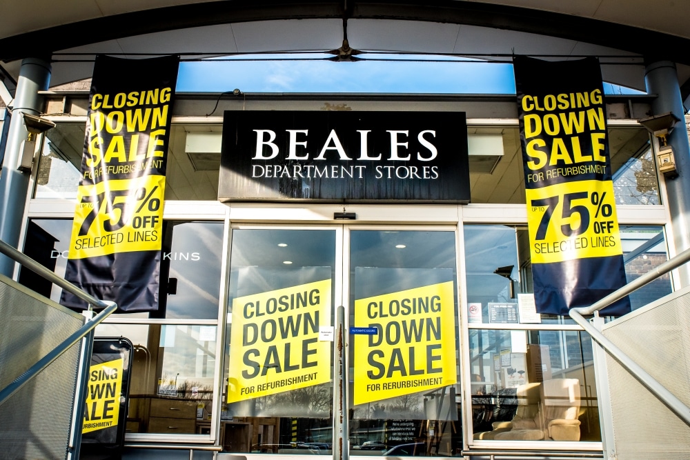 Angel Centre in doubt after Beales enters administration