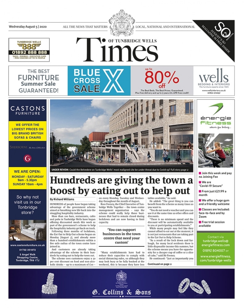 Read the Times of Tunbridge Wells 5th August 2020