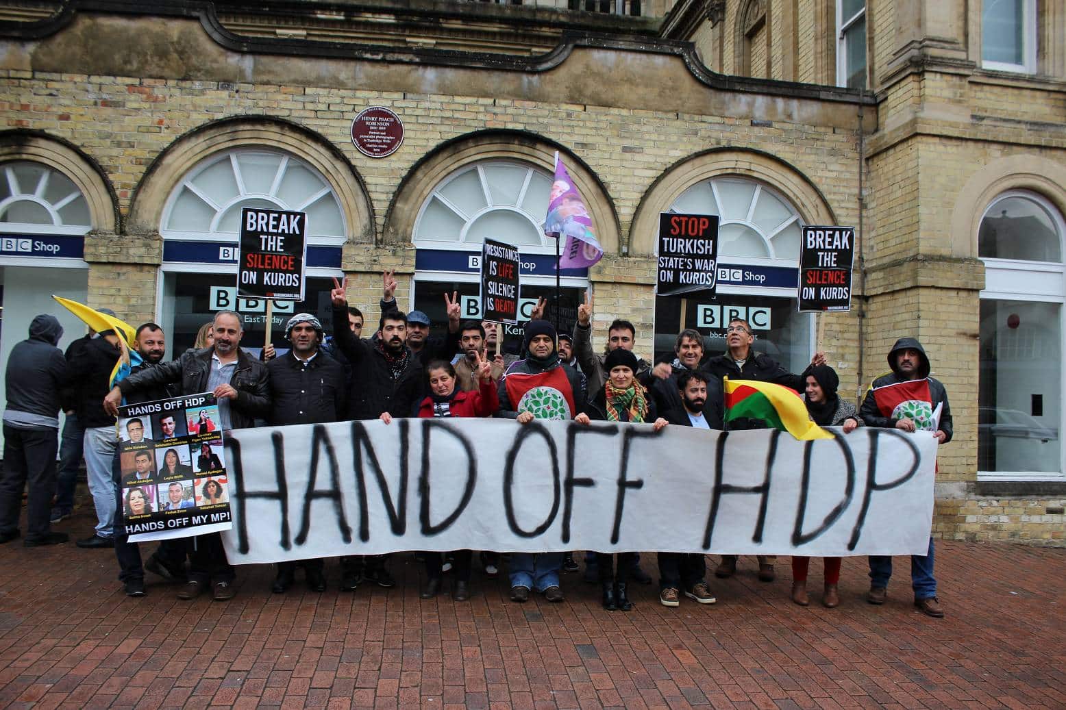 Pro-Kurd protests come to Tunbridge Wells