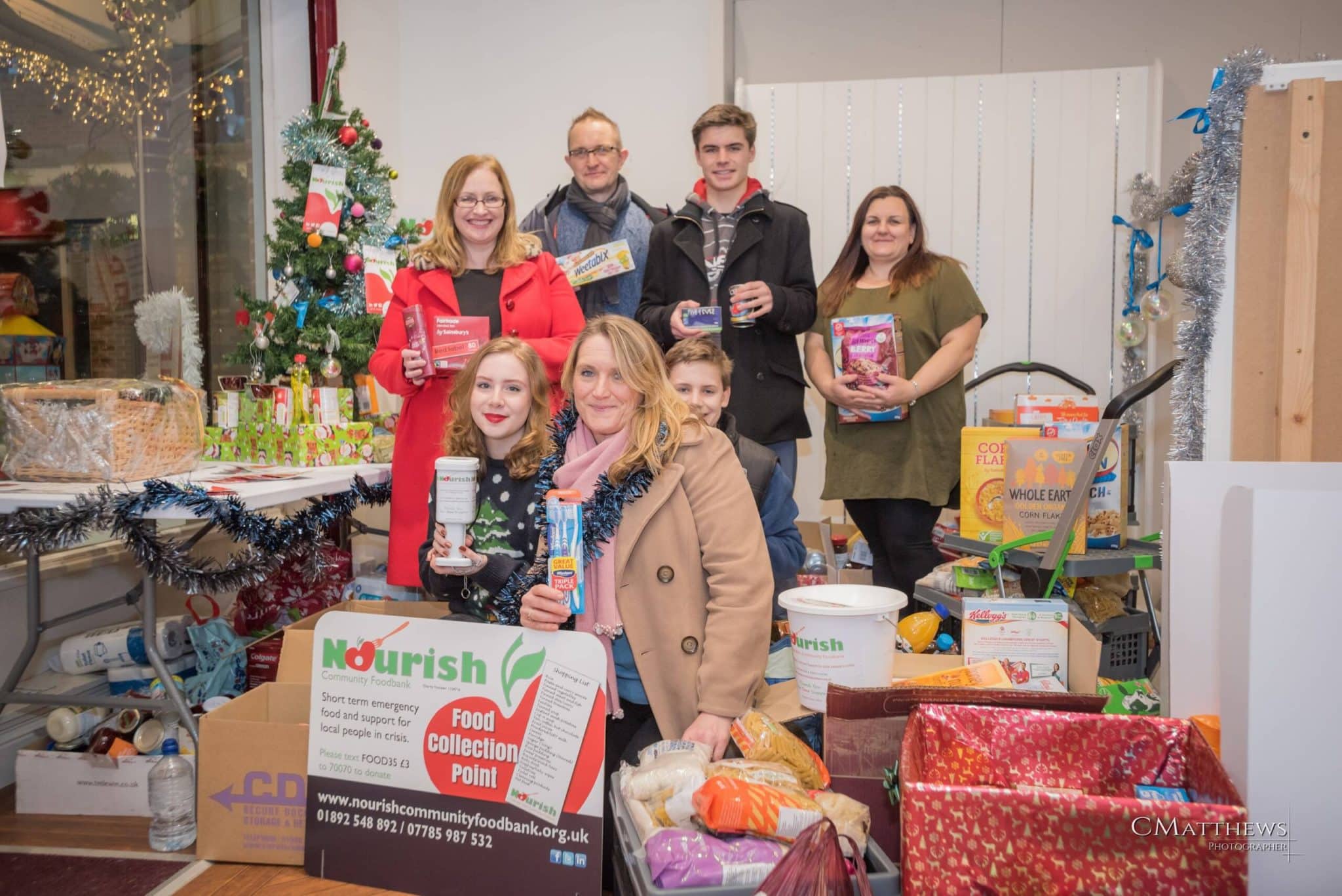 Nourish Community Foodbank is five years old but it still needs your support this Christmas