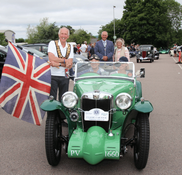 Classic cars roar into life for the local Lions