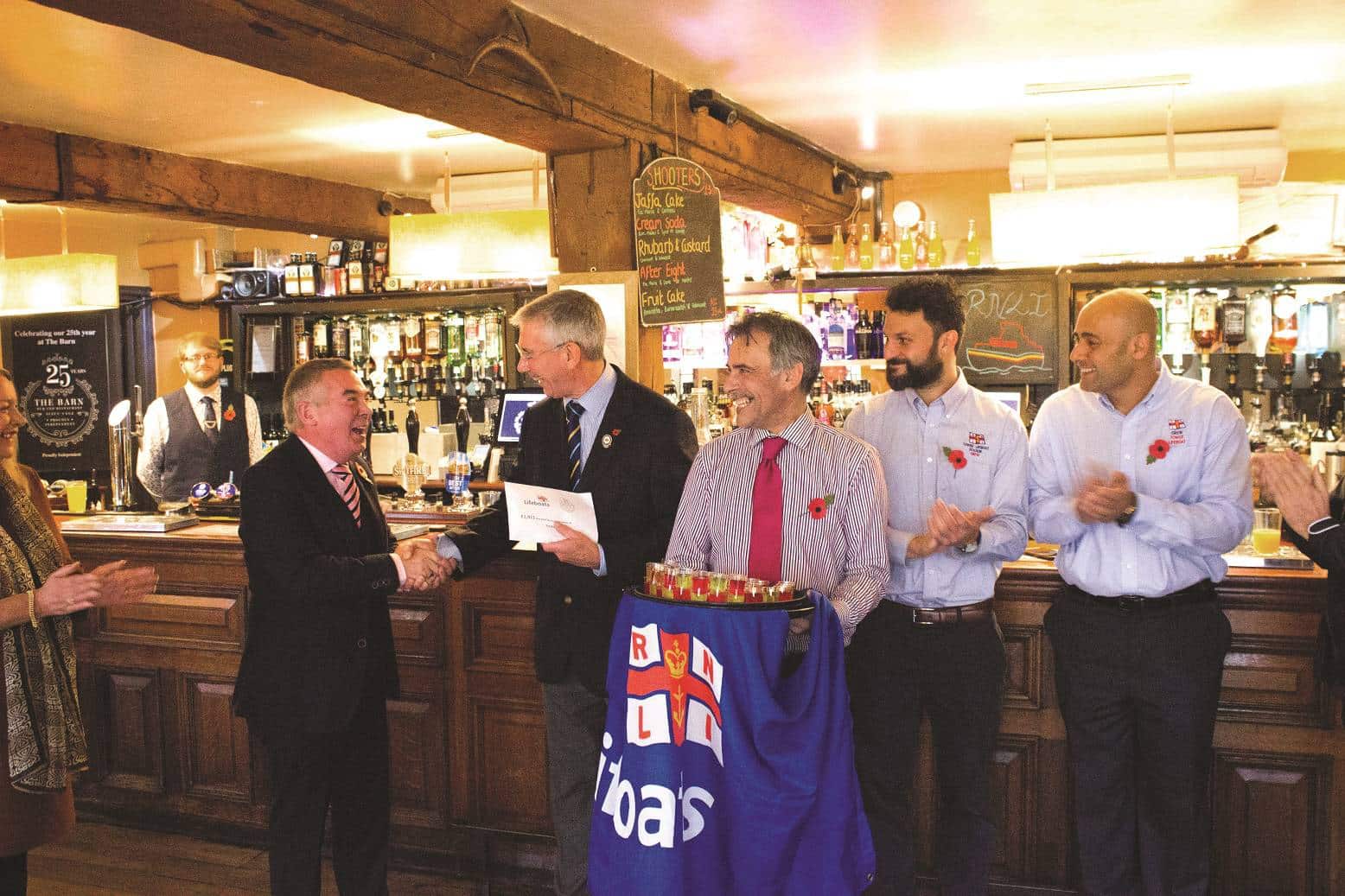 The Barn in Tunbridge Wells celebrates its 25 years by supporting lifeboats charity