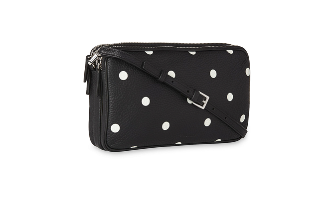 Limited edition spot corner bag in black